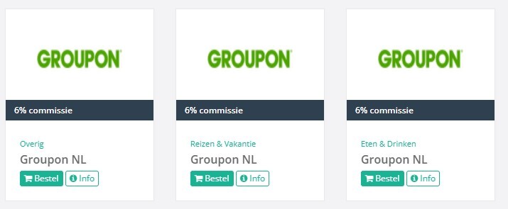 Alledrie groupons